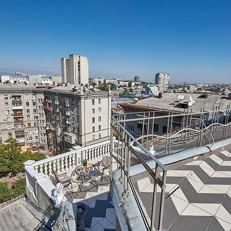 Уникальный Двухуровневый Пентхаус С Террасой Kharkiv Bagian luar foto